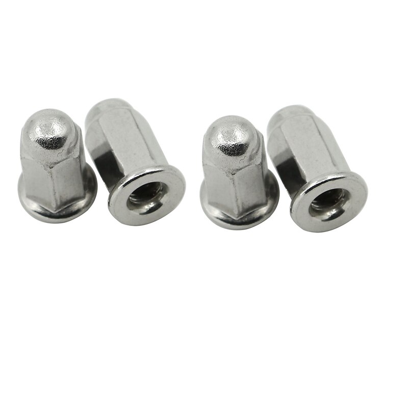 4 kpl  m6 m8 m10 acorn mutteri ruuvi- hex kuvun metrinen 6mm x kierteen nousu 1.0 yamaha adt 100 dt125 dt175 dt360 dt400