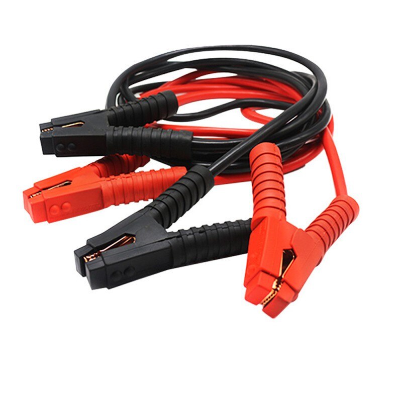 2.5m Car Auto Emergency Battery Cable Booster Cord Copper With Clip Cable Car Jumper Wire Start Clamp Charging Booster