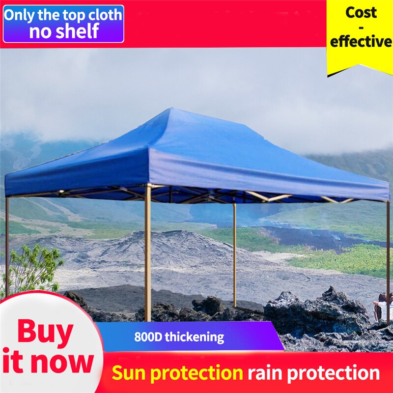 1pcs Tents Top Outdoor Marquee Shade Replacement Red/Blue Fabric 3*4.5m Cover Market Gazebo Garden Canopy Tent Accessories Tarps