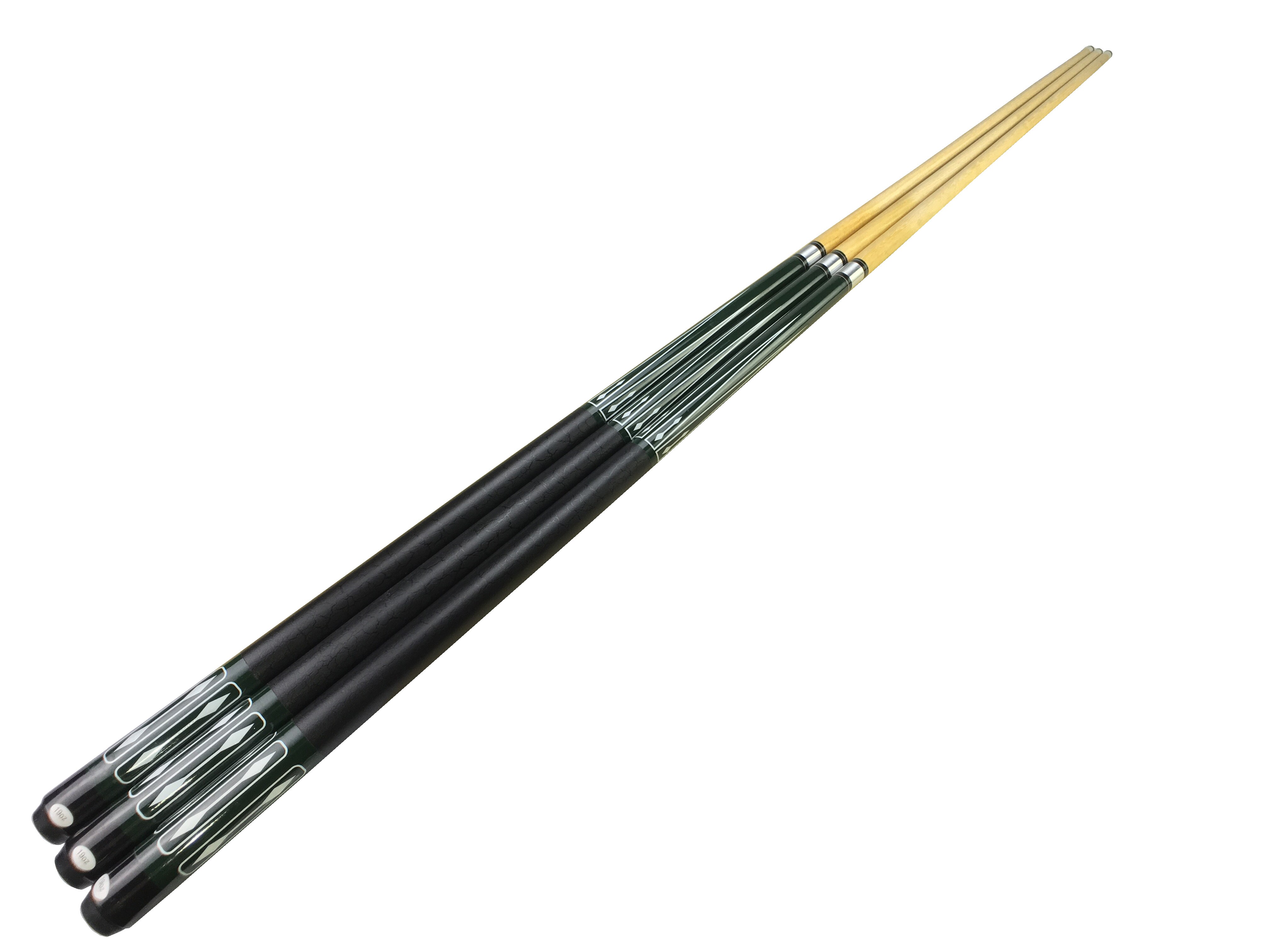 newest 13MM Cue Tip Green Hardwood Maple Billiard Pool Cue Stick