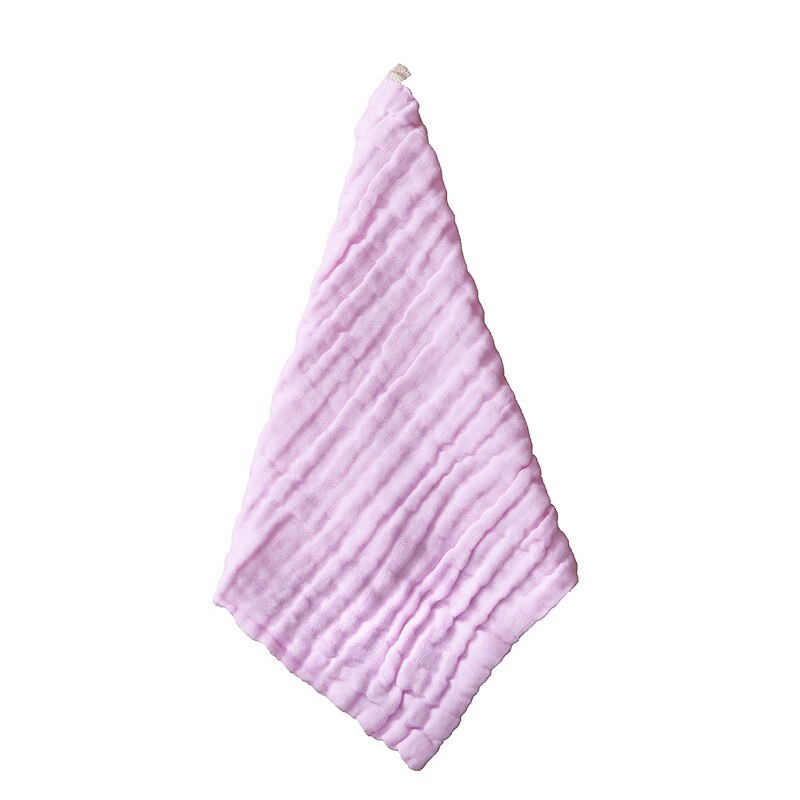 1pcs 27*27cm Square Solid Color Soft Face Towel Cotton Hair Hand Bathroom Towels badlaken toalla Toallas Mano: Pink