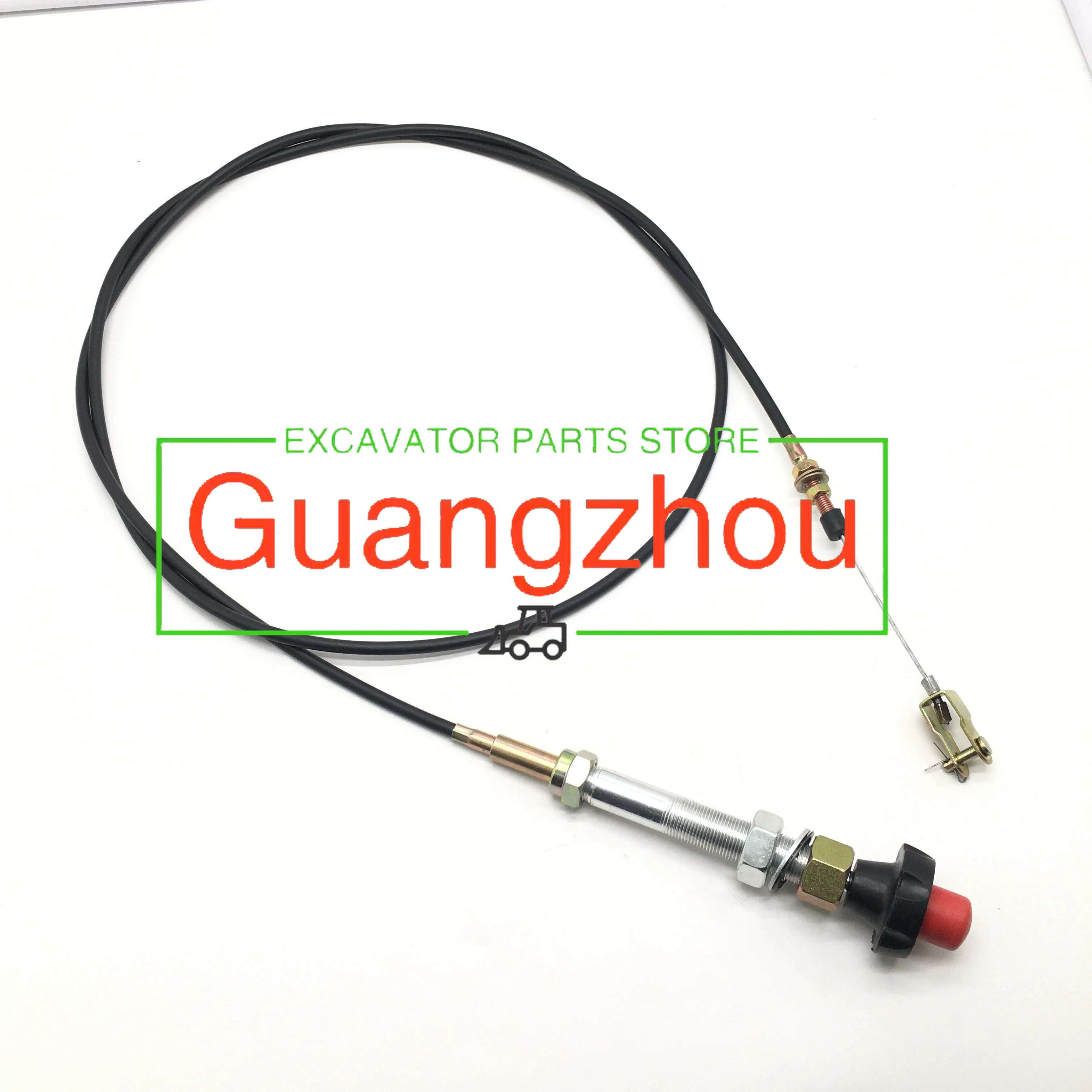 Gaskabels Graafmachine onderdelen sunward 50/60/70/80/90/150/210 gas Pull Touw Gaspedaal kabel 2.5M boot Tractor heftruck