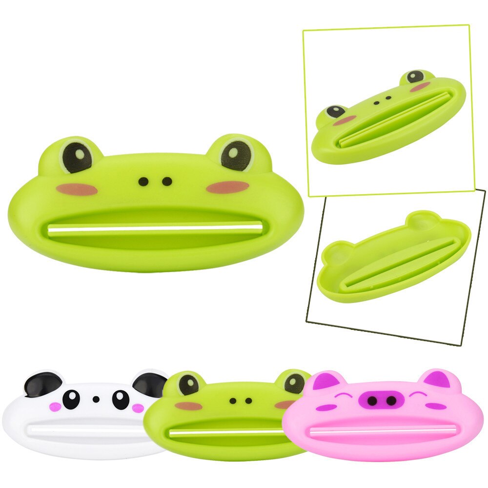 1pc Animal Easy Toothpaste Dispenser Plastic Tooth Paste Tube Squeezer Useful Toothpaste Rolling Holder For Home Bathroom A30731