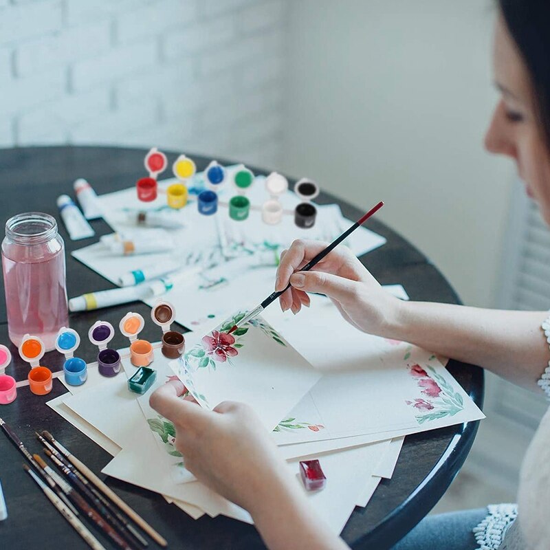 30 Strips 180 Pots Paint Pots Strips 3 Ml Mini Paint Pot Empty Paint Cups Crafts Plastic Storage Containers