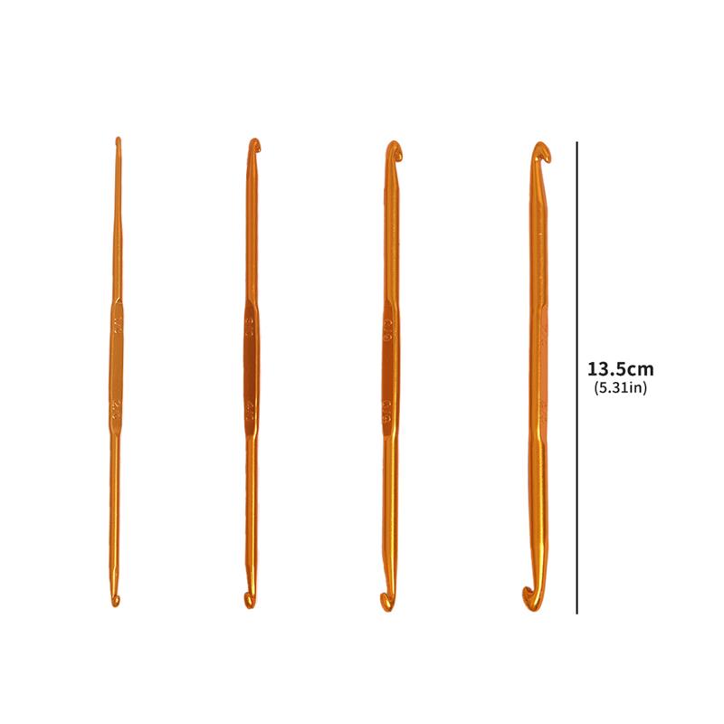 Ganchos de ganchillo de doble cabeza, gancho de ganchillo para costura, hilo DIY, ropa, agujas de tejer, herramientas, ganchos, accesorios de costura