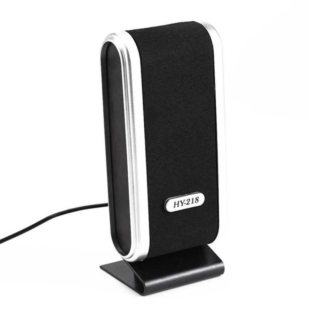 LESHP Portable Speaker for computer HY-218 Portable USB Stereo Soundbox Music Speakers For Desktop Portable Speakers bass shock
