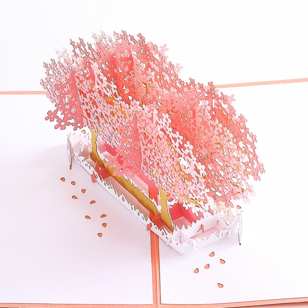 Handmade 3D Floral Pop-Up Greeting Card With Note & Envelope - Thoughtful Gift For Anniversary, Valentine's Day, Mother's Day, Teacher Appreciation - View #4