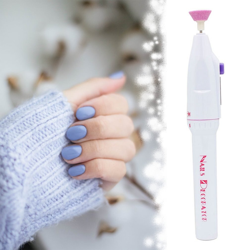 Mini aparato eléctrico para manicura, pedicura, arte de uñas, máquina para moler uñas, herramienta
