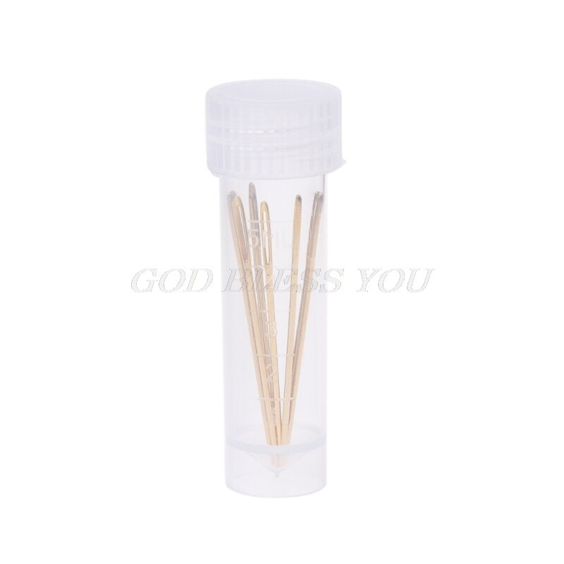 10Pcs Golden Embroidery Fabric Cross Stitch Cloth Needles Size 22# 24# 26# 28# Sewing Accessories: size 22