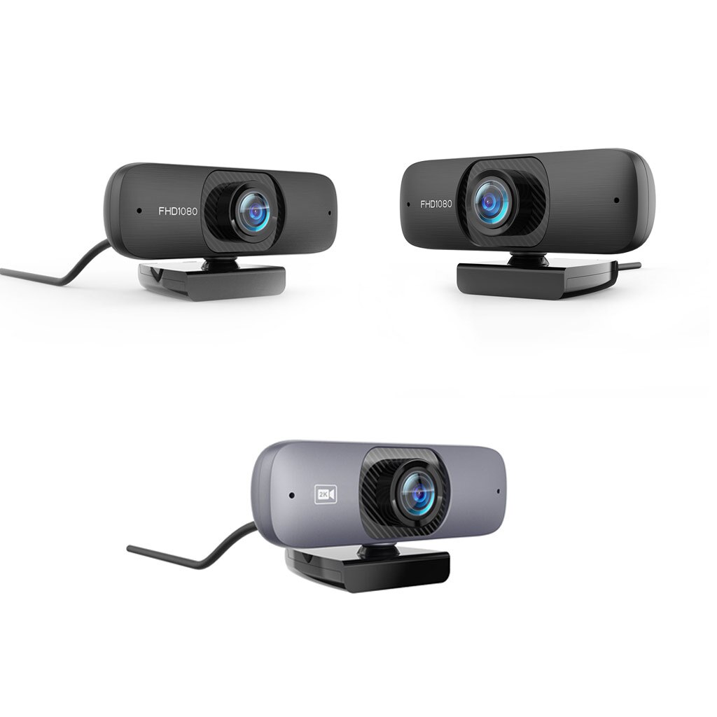1080P/2K 90 ° Groothoek Webcam Met Mic &amp; Privacy Cover Gratis Drive Autofocus Computer camera Voor Videobellen &amp; Opname