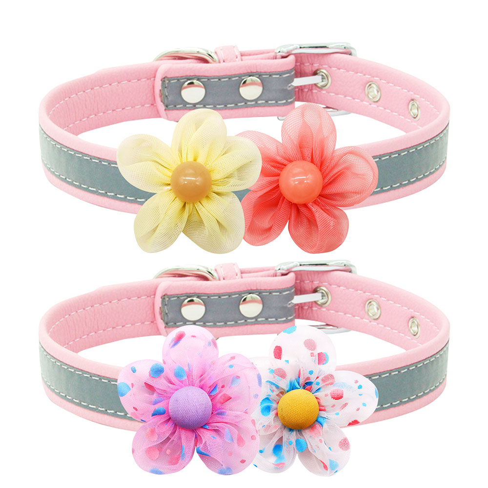 50PS Bloem Kraag Zomer Kant Bloem Voor Honden Huisdieren Strikjes Halsband Accessoires Hond Huisdier Verwijderbare Strikken Stropdas Dierbenodigdheden