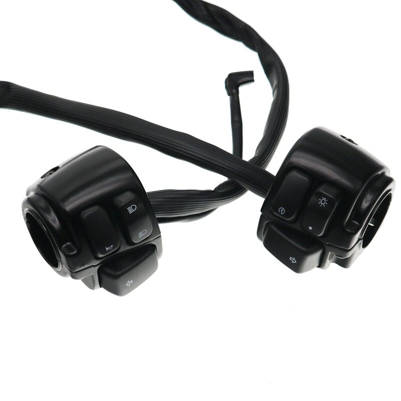 MoFlyeer 25mm Aluminium Motorrad Lenker Kontrolle Schalter Tözehn Starten Blinker Schalter Geschmack Mit Kabelbaum: Ursprünglich Titel