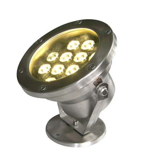 CE,IP68,stainless steel,12W LED spotlight, LED outdoor light,LED projector light,12X1W,12V DC IP68,DS-10-12-12W