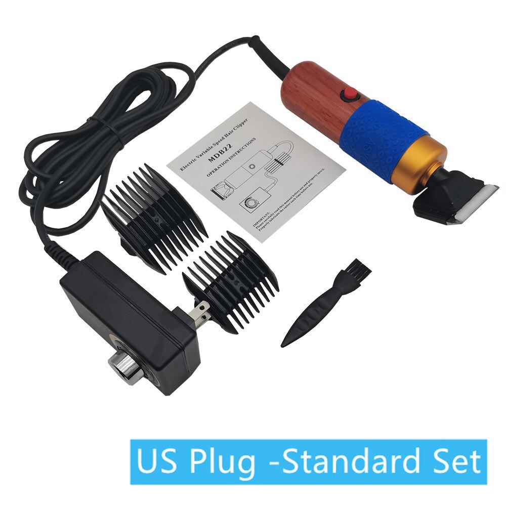 Electric Carpet Clipper Tufting Mowing Variable Speed Pet Trimmer 200W High Power Hair Cutting Machine AC 110-240V: 110V US Plug