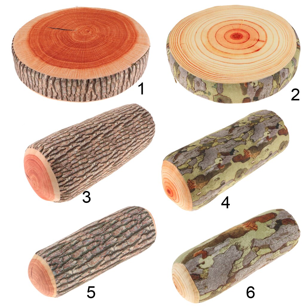 1 sztuka kreatywny 3D poduszka z pianki pamięć kikut Coussin okrągłe krzesło siedziba dziecko sypialnia narzuta na kanapę poduszka