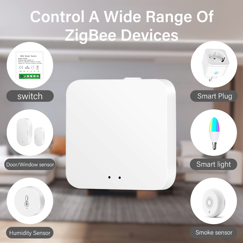 Tuya ZigBee 3,0 Smart Hub Wireless Gateway Brücke APP Stimme Fernbedienung Arbeitet Mit Alexa Smart Leben Google Home Assistent