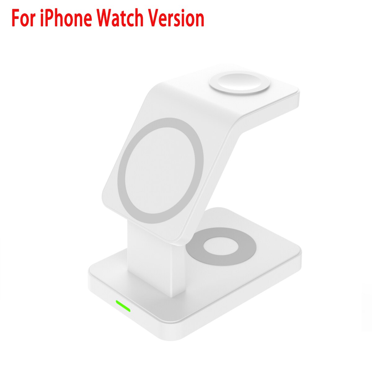 30w 3 in 1 magnetisches kabelloses ladegerät für iphone 13, 12 pro max, schnelllade-dockingstation für apple watch 6 se, airpods pro 2 und 3: Weiß