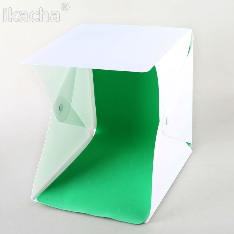 Mini estudio de fotografía portátil de 4 colores Mini Softbox plegable estudio de fotografía con luz LED USB Escritorio de alta iluminación