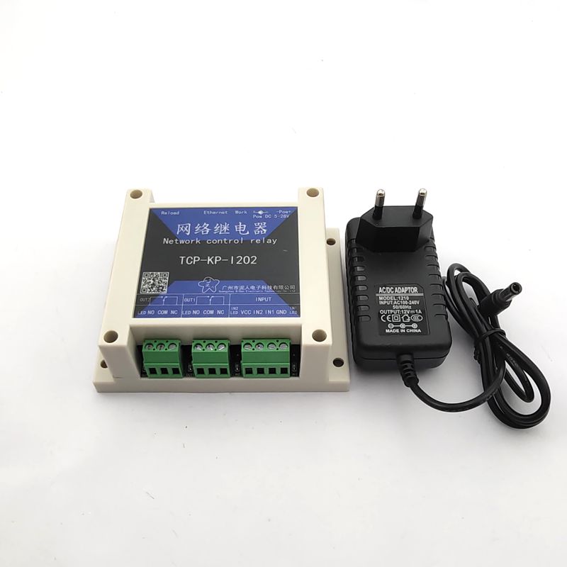 Industrial Ethernet IP network relay module 2 remote controller smart home can be developed two times.