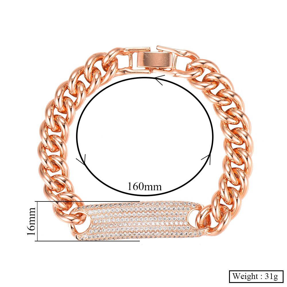GODKI Trendy Link Chain Bracelet - Geometric Charm - Women's Bohemian Beach Jewelry