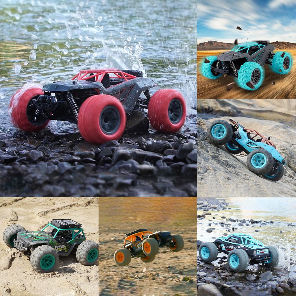 Bigfoot – camion radiocommandé pour enfants, 36 km/h, 4x4, étanche, télécommandé, hors route, pour garçons
