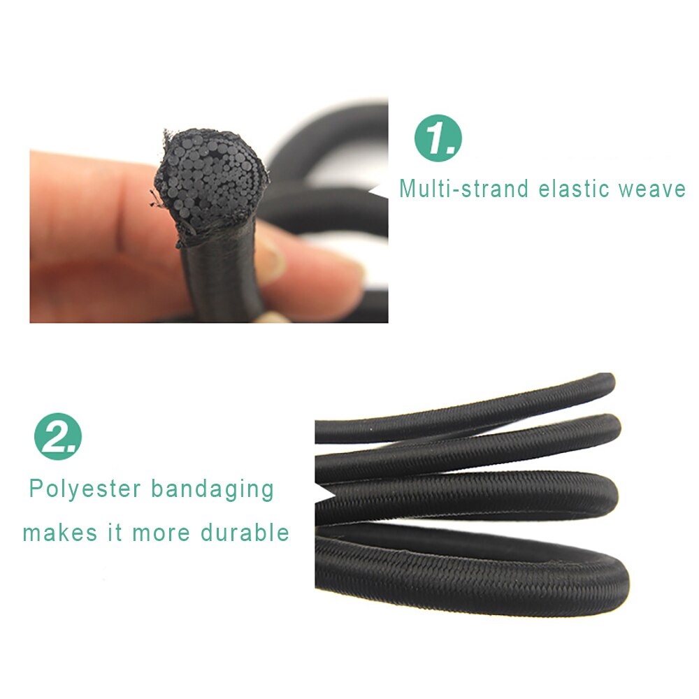 10 meters Round elastic binding ropes. Elastic rop... – Grandado