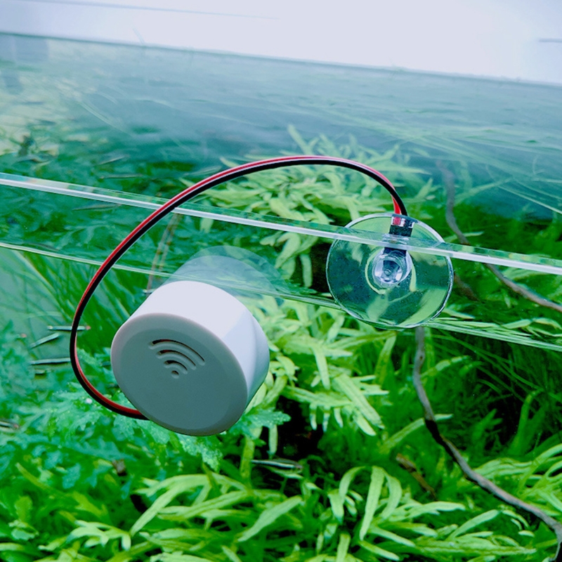 Alarma de nivel de agua con sonda, Detector de fugas de agua, sistema de seguridad de desbordamiento para pecera, acuario, hogar,