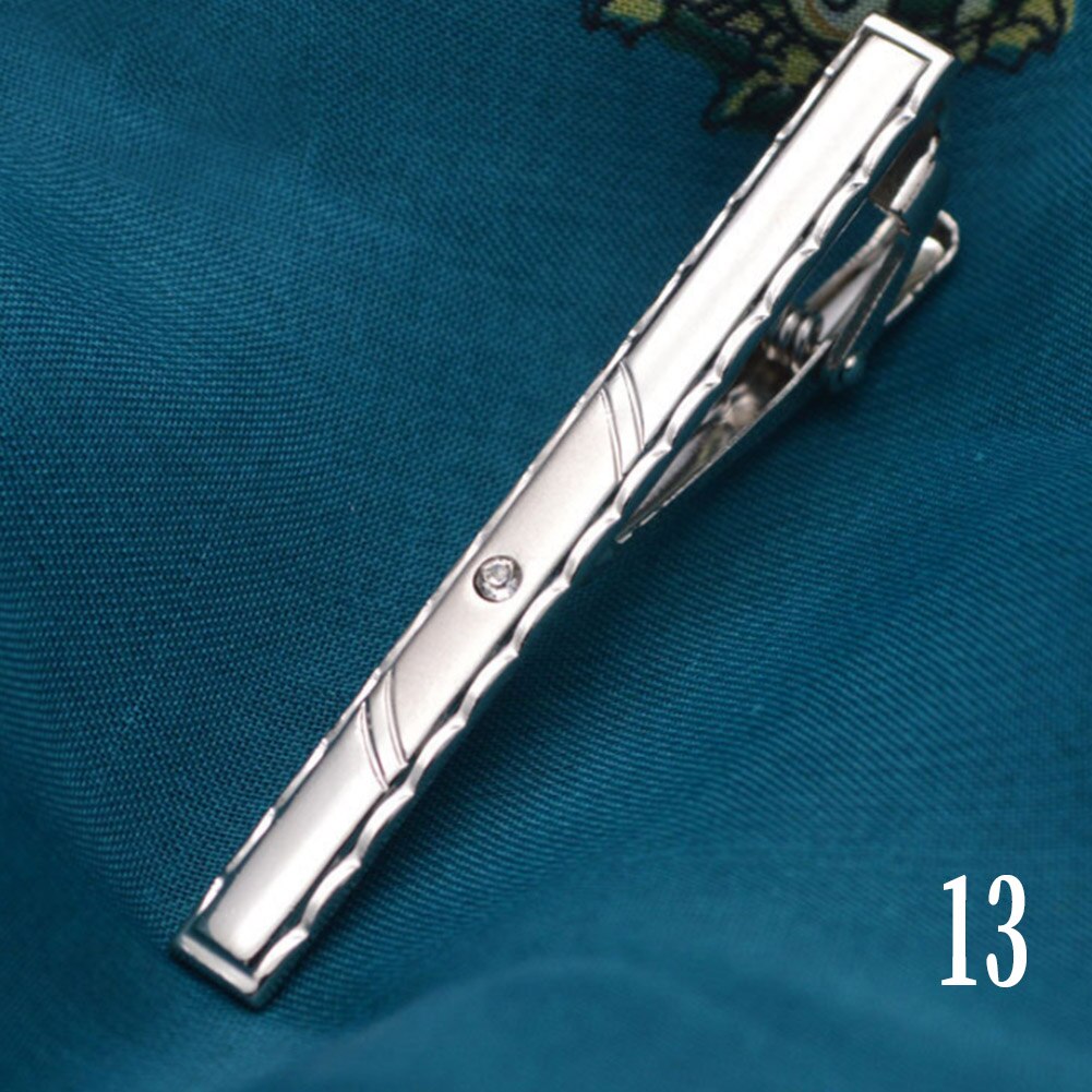 Tie Clips Mannen Metalen Stropdas Bar Jurk Shirts Tie Pin Huwelijksceremonie Metalen Gouden Stropdas Clip Man Business tie Pin Accessoires: B13