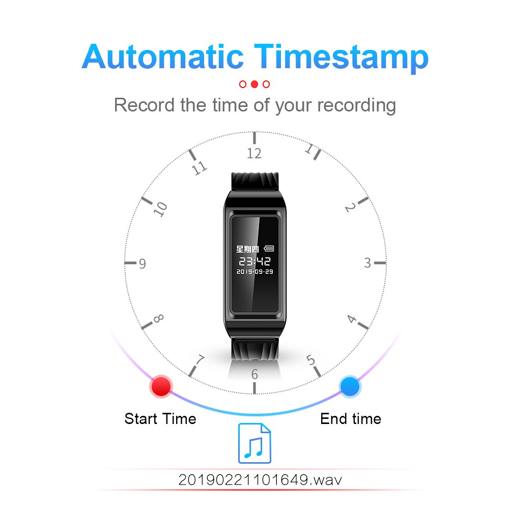 1080P inteligentny zegarek z kamerą mini aparat cyfrowy HD wideo mini kamera sport rejestrator biznes nadgarstek 128G