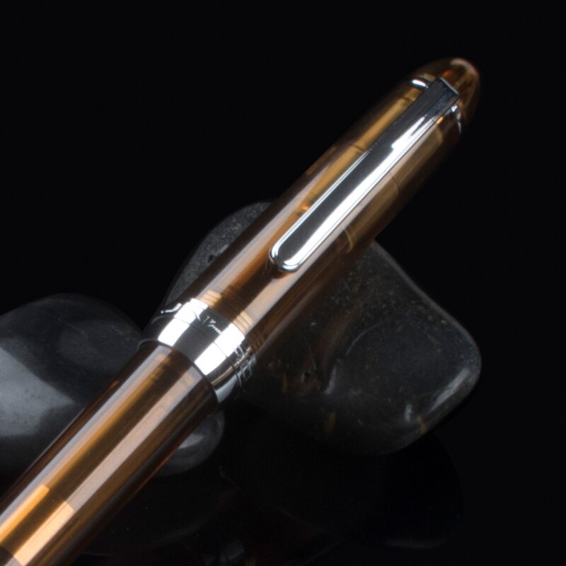JINHAO 992 Student Fountain Office Pen Transparent 6 Color Round Spiral