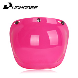 Visera Universal para casco de cara abierta 3/4, abatible hacia arriba, lente Capacete para parabrisas de motocicletas, accesorios para casco Vintage: Beige