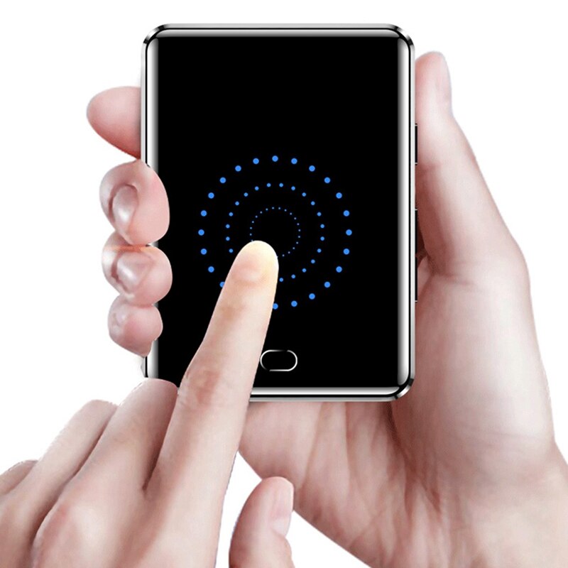 Music Player 2.5 Inch MP4 Full Sn Bluetooth Music Player Zinc Alloy External Lossless Mp4 with Press Sn Function