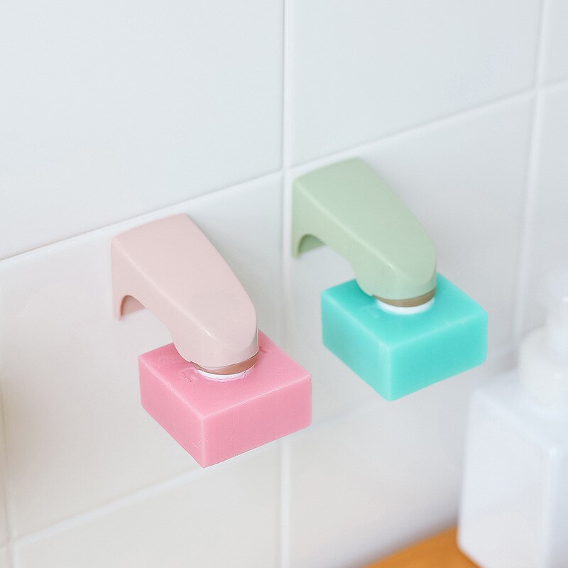 1 PC przenośny nowy magnetyczny uchwyt na mydło dozownik kuchnia łazienka ściana prysznica zamontowane przyklejanie mydelniczki