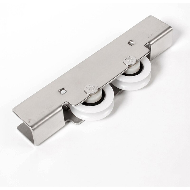 12mm Frameless Balcony Sliding Glass Door Plastic Steel Window Pulley Shower Room Concave Wheel Muted Nylon Roller Hardware Part