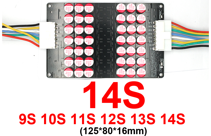1A 3A 5A 6A Balans Li-ion Lifepo4 LTO Lithiumbatterij Actieve Equalizer Balancer Board Condensator 3S 4S 5S 7S 8S 10S 16S 20S BMS: Army Green / 10A