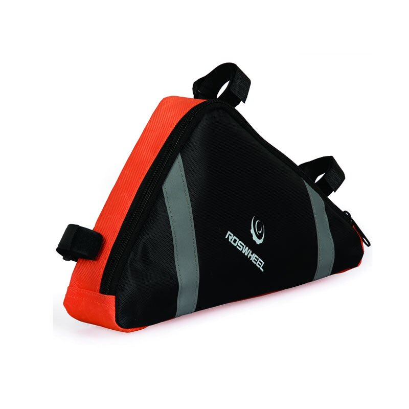 ROSWHEEL Fiets Frame Driehoek Bag Storage Pouch Tassen Fietsen MTB Racefiets Buis Hoek Fietstas Blauw/Oranje Fiets Bolsa