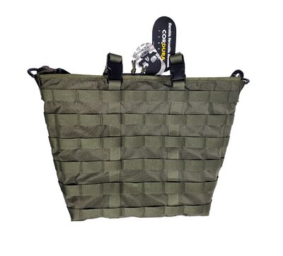 Bolsa de compras de red de para exteriores, bolso de un solo hombro, bolsa de almacenamiento de gran capacidad, tela Cordura DuPont: RG