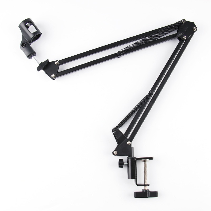 Mic Stand Movable cantilever bracket Microphone telescopic bracket Adjustable desktop microphone stand
