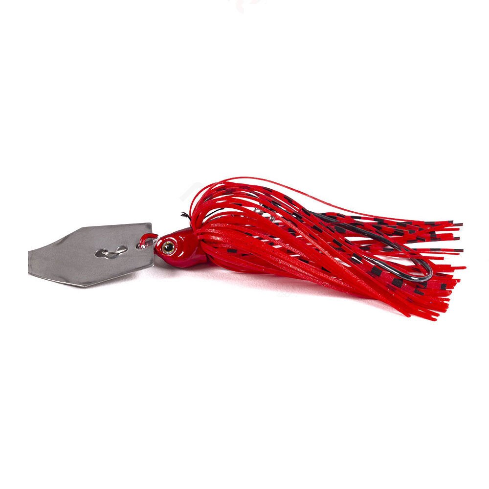 1pcs Fishing Lure 10cm 11g Blade Metal Bait with Rubber Skirt Isca Artificial Weedless Wobbler Buzzbait Chatterbait Jigging Lure: 4