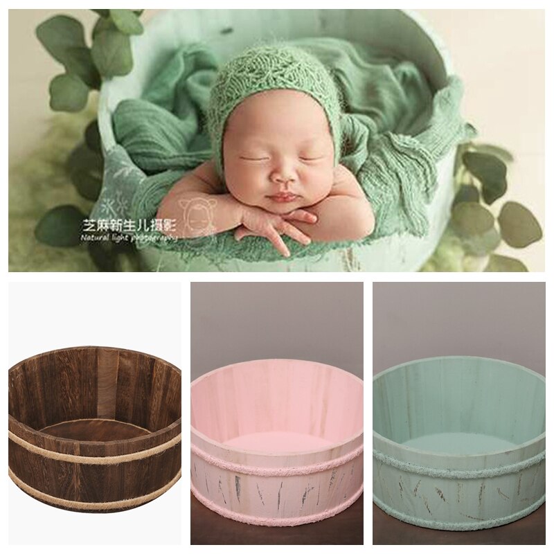 newborn photography prop basket prop full moon baby photo baby modeling auxiliary prop tub studio