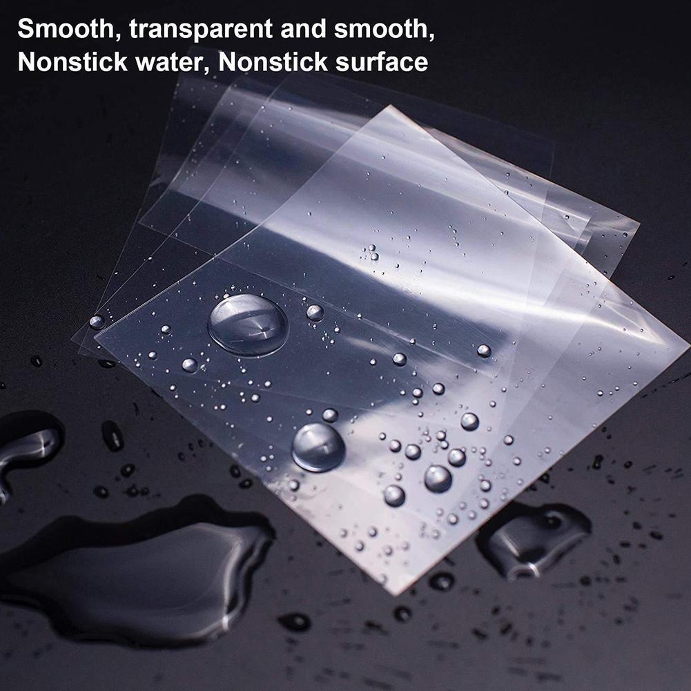 5Pcs Fep Film Voor 3D Printer Release Film Licht Hechting Film Corrosie Fep Transmissie 0.15Mm Weerstand Film Licht cast