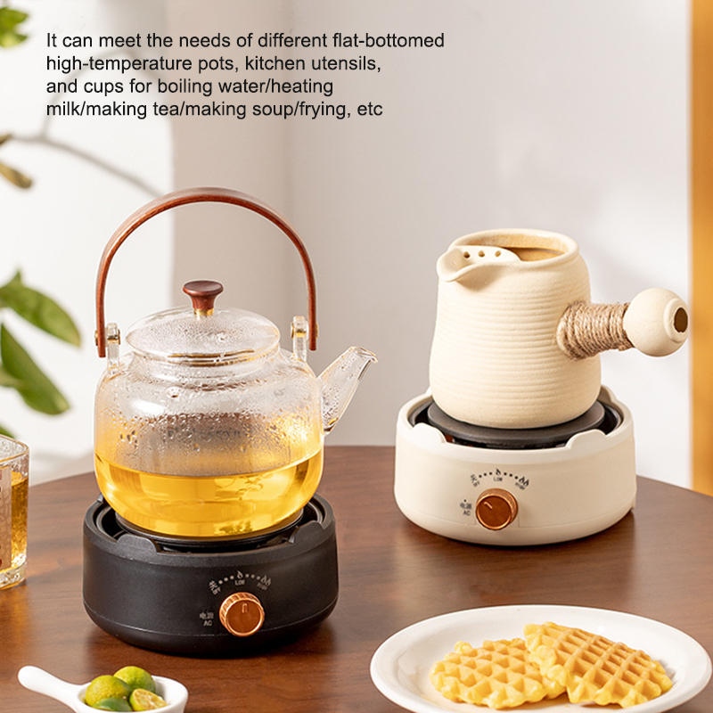 110V/220V Multifunctional Electric Pottery Stove Plate 500W Tea Brewer Water Boiler Coffee Moka Heating Furnace Stew Cooker