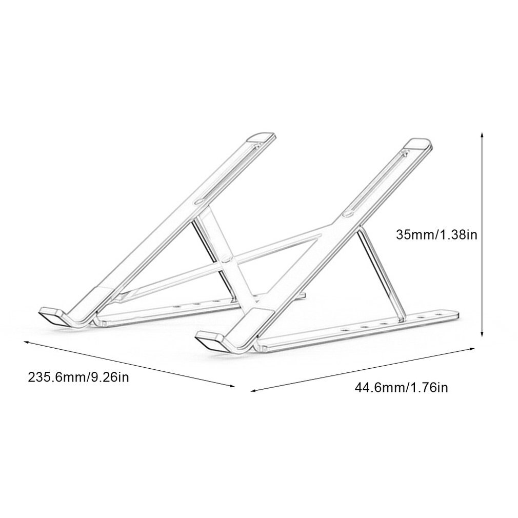 Notebook computer stand desktop lifting 6 inclined angle rack folding cooling rack bracket adjustable portable stand