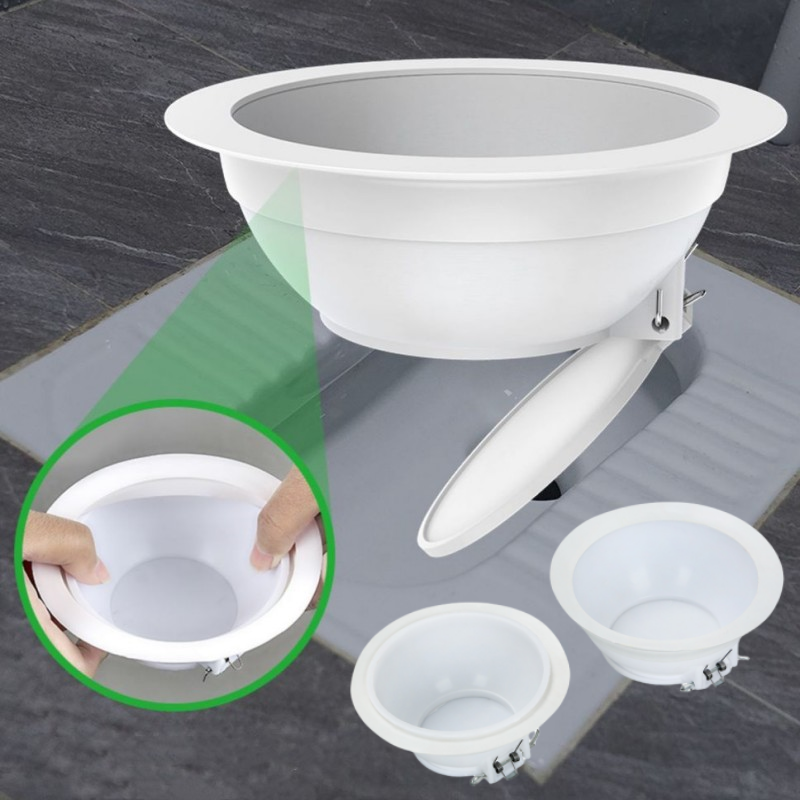 Anti-geur Plug Hurken Pan Squat Toilet Pit Anti-blocking Stopper Duurzaam Voorkomen Riolering Overloop Cover Badkamer Accessoire