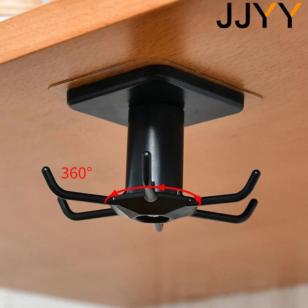 JJYY Keuken Muur Opbergrek Plank Roterende Haken Spatel Lepel Keukengerei Levert Wandmontage Kleverige Haken