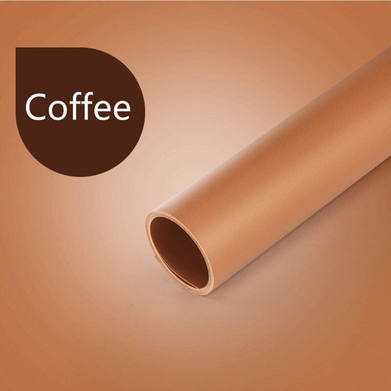 120*200cm Effen Kleur Matt Frosted PVC Achtergrond Plaat Fotografie Achtergrond Papier Achtergrond Doek Waterdicht Anti-rimpel: Coffee