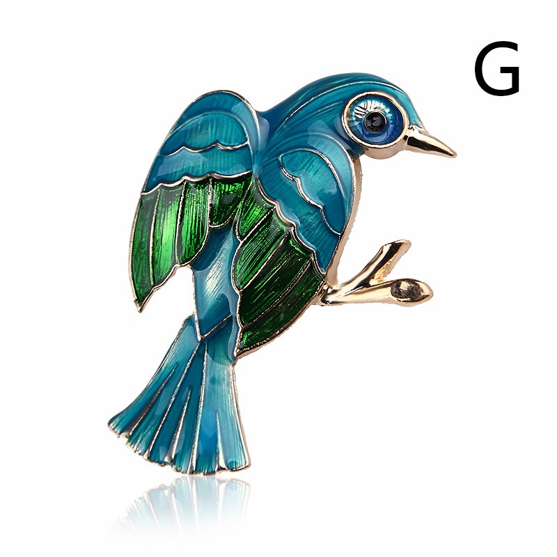 20 Stijlen Legering Dier Uil Strass Broche Vintage Shell Emaille Pins En Broches Voor Vrouwen Mannen Kleding Sjaal Sieraden: G1