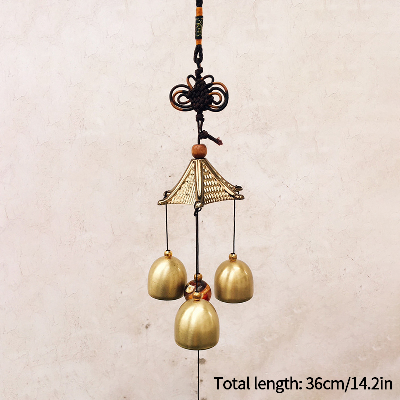 1pcs Japanese Cast Iron Wind Chimes Wind Bell Iron Hanging Wind Chimes Home Garden Outdoor Bell Room Decoration: WHITE