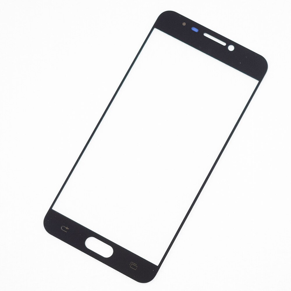 Nuovo Per Samsung Galaxy C5 C5000 C7 C7000 C9 Pro C9000 Touch Screen del Pannello Frontale di Vetro Esterno Lens Nero Bianco oro