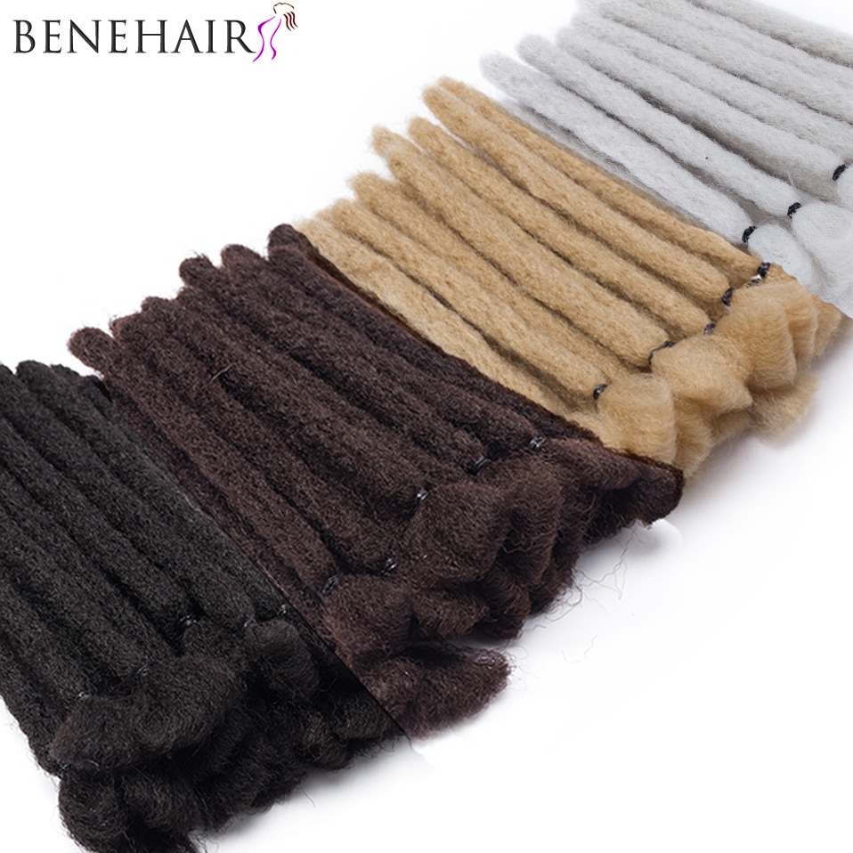 BENEHAIR 6'' Dreadlocks Hair extensions Synthetic Braiding Hair For Men Crochet Hair Braids Reggae Hippie Style For Women